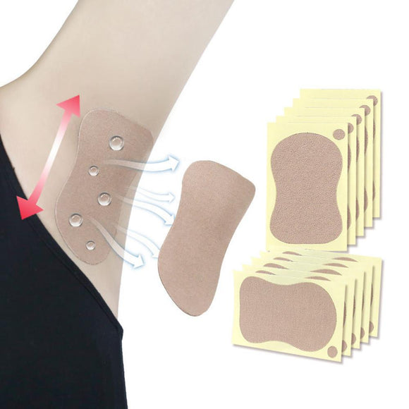 10pcs Armpit Sweat Absorption Stickers Underarm Antiperspirant Patches Pad