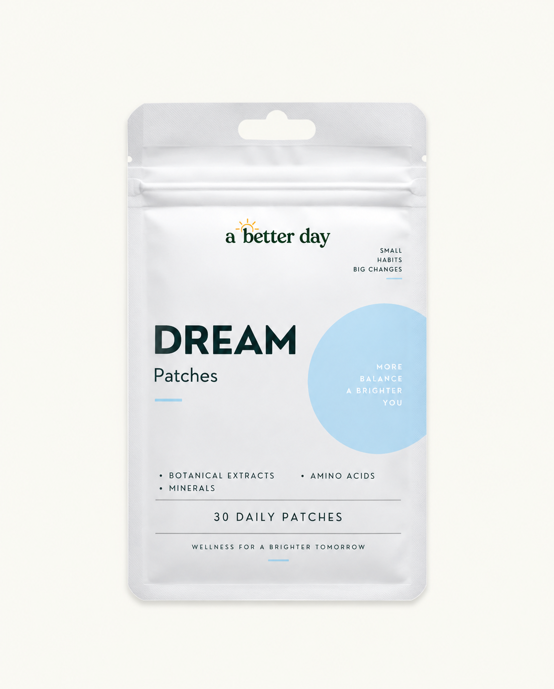 A Better Day DREAM sleep patches pack – 30 patches for your night routine