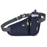 Running Belt with Water Bottle Holder Waterproof Waist Bum Bag Sport Fanny Pack
