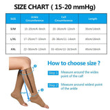 Zipper Open Toe Compression Socks Stockings for Men Women
