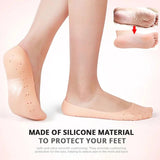 Silicone Gel Moisturizing Heel Socks Cracked Foot Skin Care Protector
