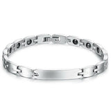 Titanium Steel Magnetic Therapy Health Bracelet Bangles Pain Relief