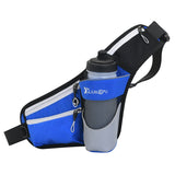 Running Waist Belt Hip Bum Chest Sling Bag with Water Bottle Holder