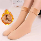 Women's Socks Seamless Velvet Boots Sleeping Wool Thermal Warmer