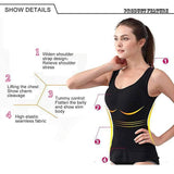 3 Packs Women Cami Shaper Tank Top with Built in Bra Removable