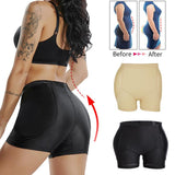 Women's Padded Seamless Shapewear Panties Hip Enhancer Underwear Shaper Shorts